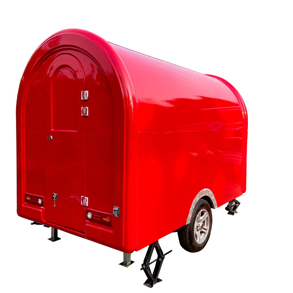 2.1（7Ft）Meter Red Round Trailer