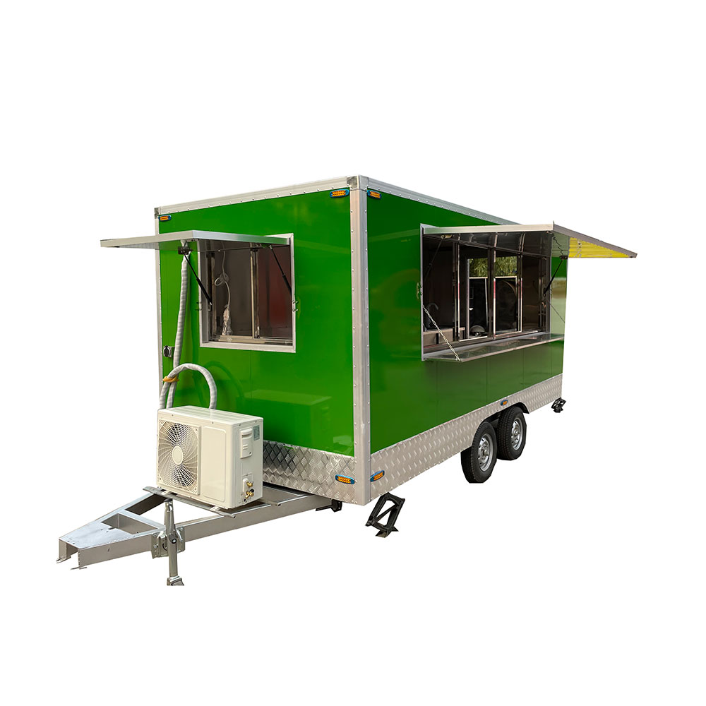 5m (16ft) Squqre food trailer