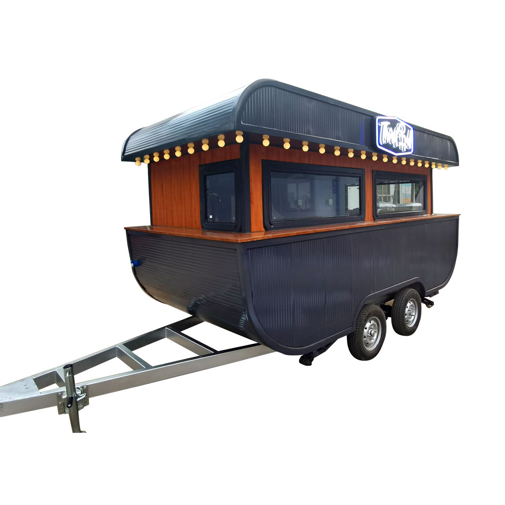4m（12ft） Vessel Shape Food Trailer