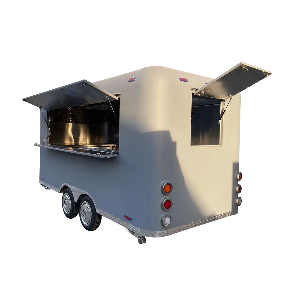 4m（13ft） Gray clear wind trailer