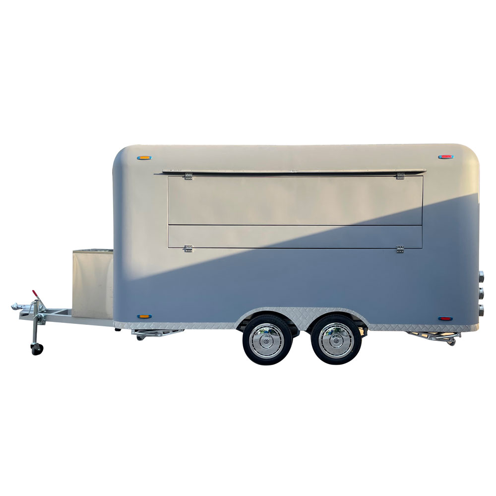 4m（13ft） Gray clear wind trailer