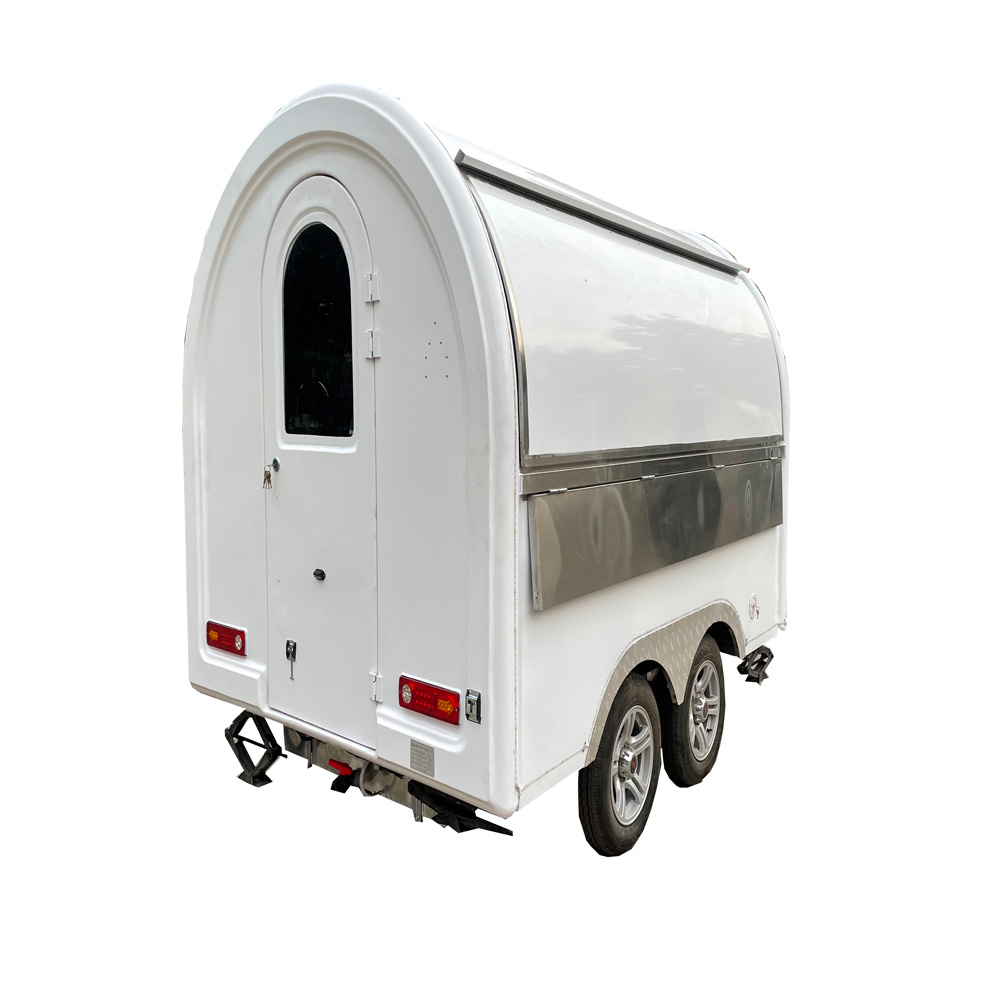 3m (10ft) White dual axle small traction