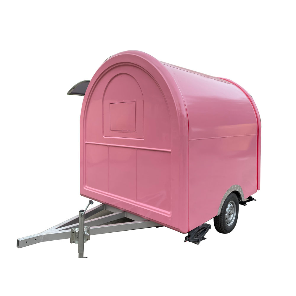 2.3m（7.5ft）Round pink food trailer