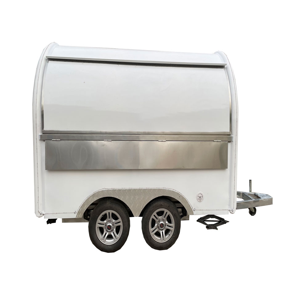 3m (10ft) White dual axle small traction