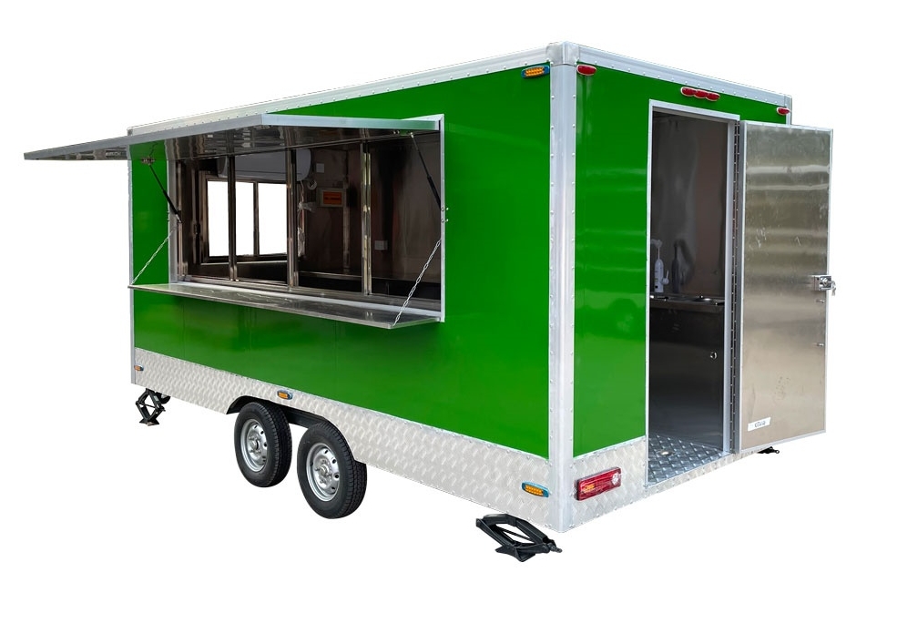 5m (16ft) Squqre food trailer