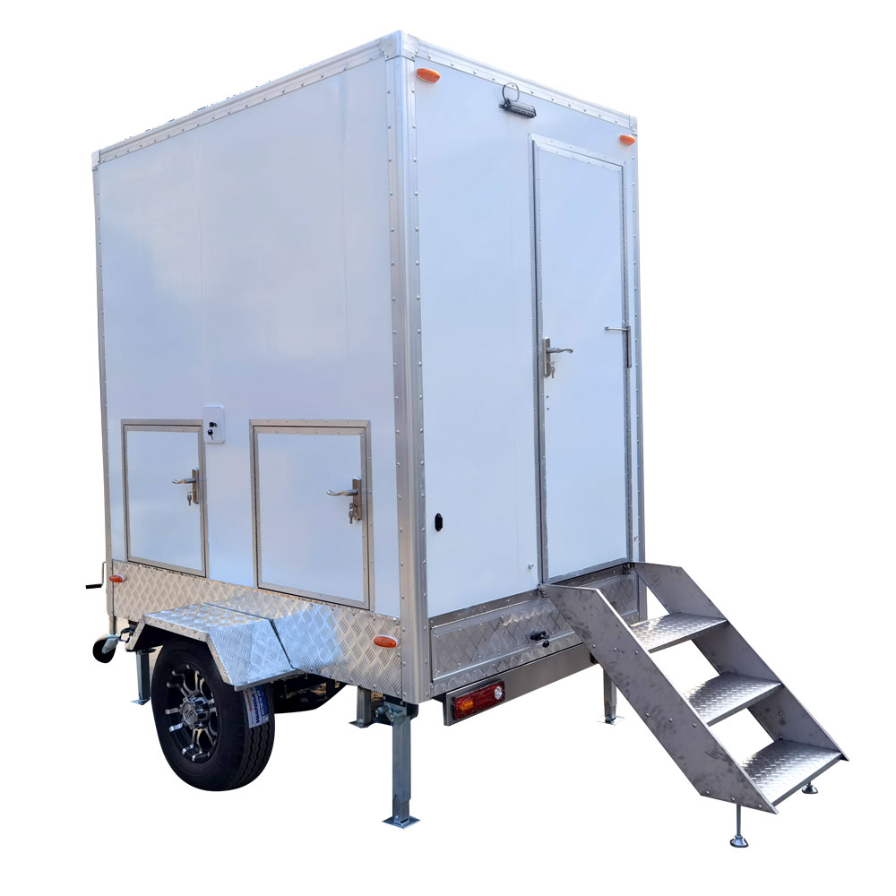 2m（6.5ft）Single Stall Toilet Trailer