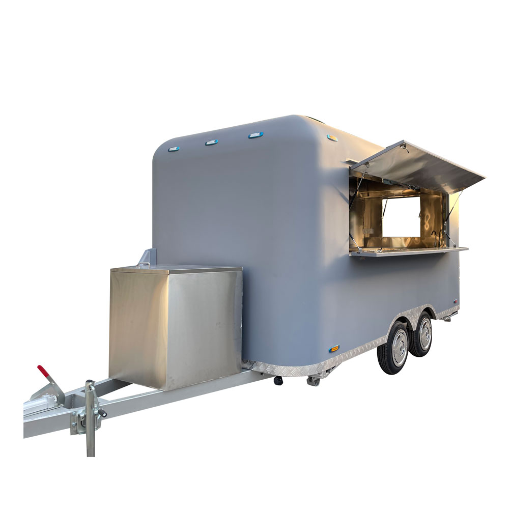 4m（13ft） Gray clear wind trailer