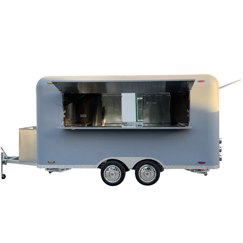 4m（13ft） Gray clear wind trailer
