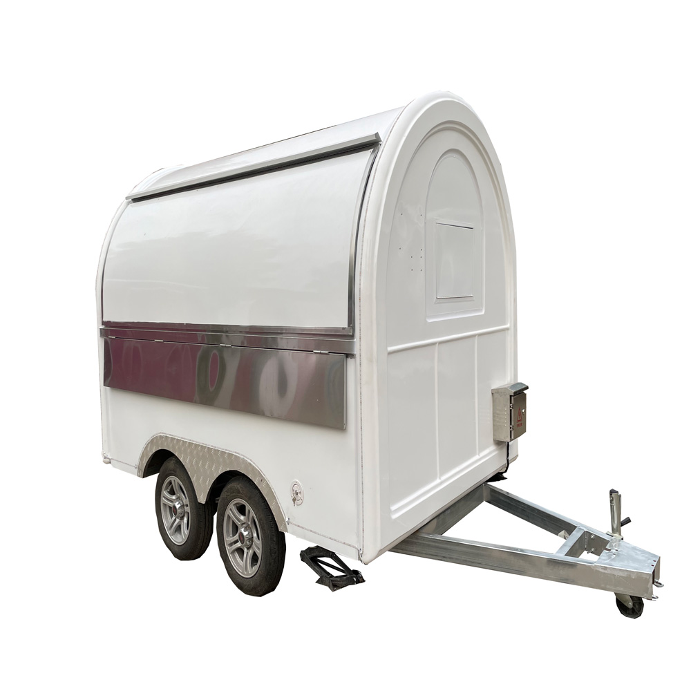 3m (10ft) White dual axle small traction