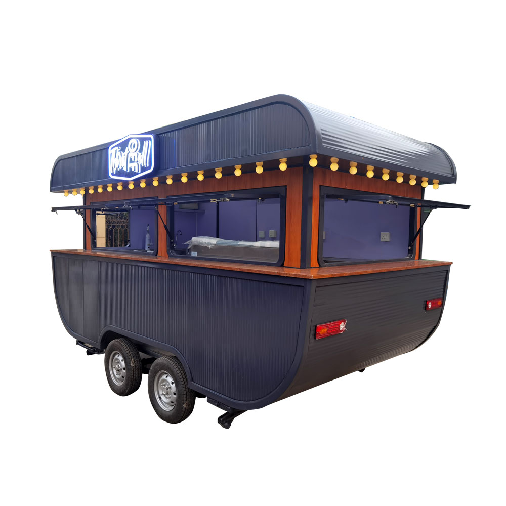 4m（12ft） Vessel Shape Food Trailer