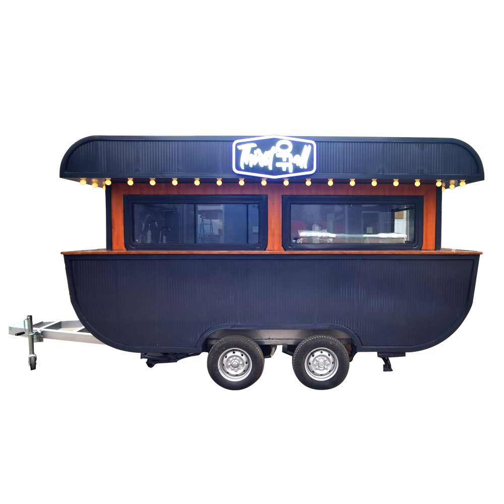 4m（12ft） Vessel Shape Food Trailer