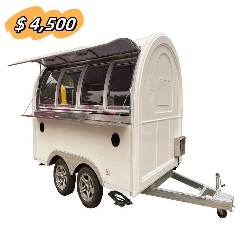 3m (10ft) White dual axle small traction