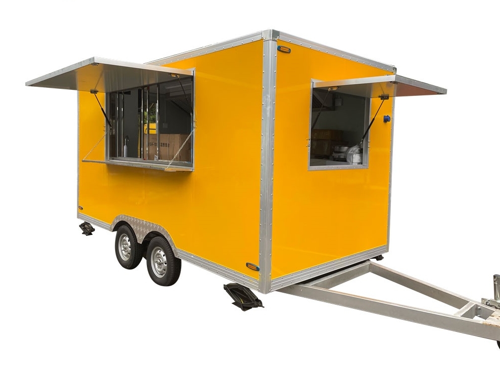 4m （13ft） Yellow square trailer
