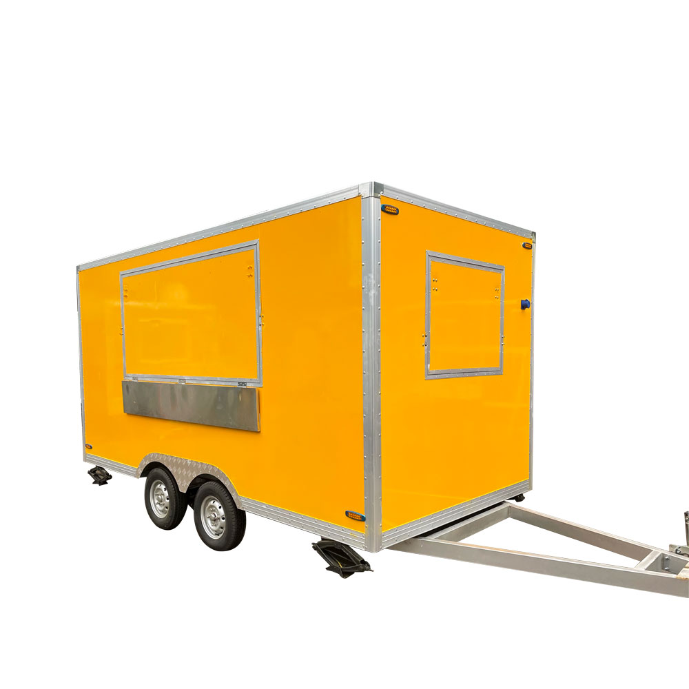 4m （13ft） Yellow square trailer