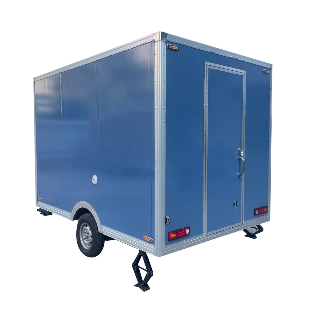 2.1m（7ft） Bule square food trailer