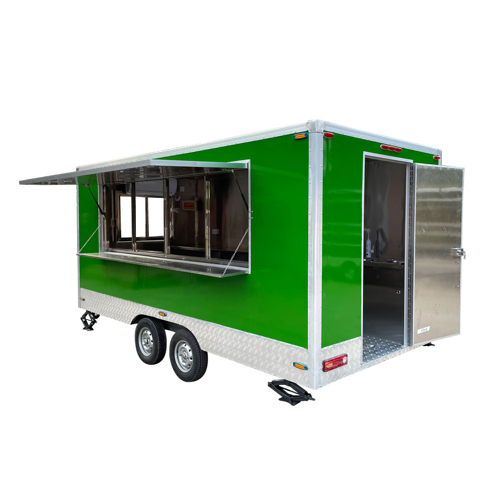 5m (16ft) Squqre food trailer