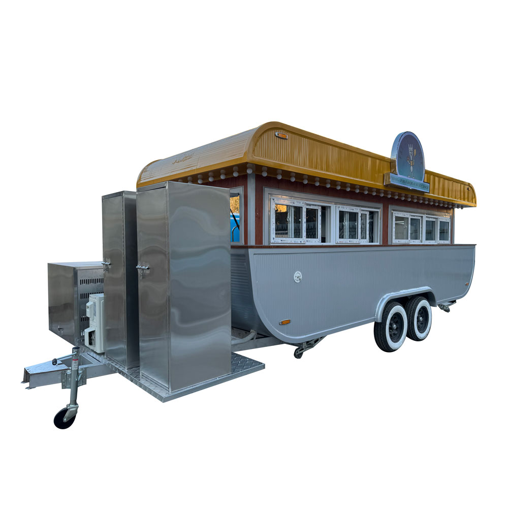 5.5m (18ft) Vessel Shape Food Trailer