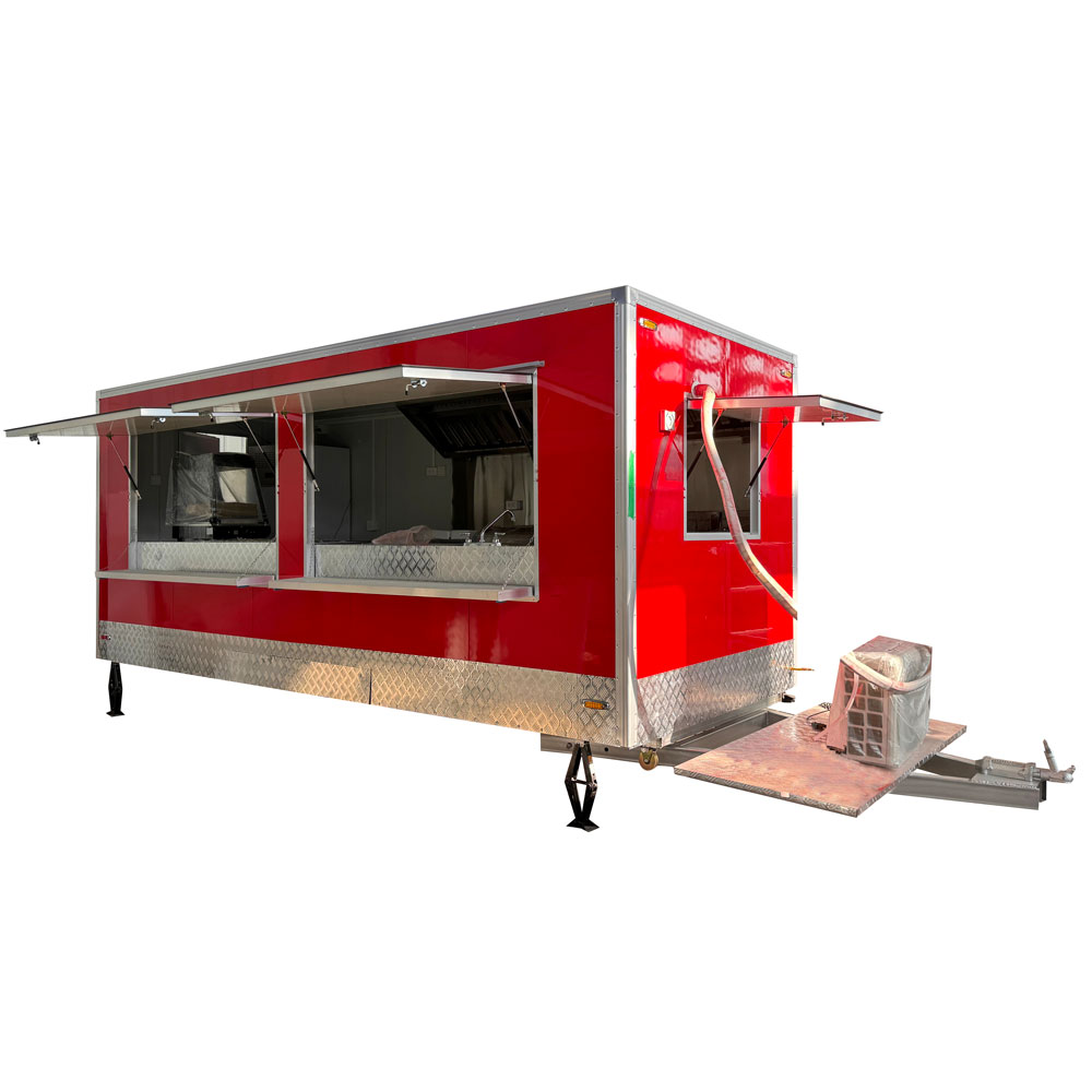 5.5m (18ft) Squqre food trailer