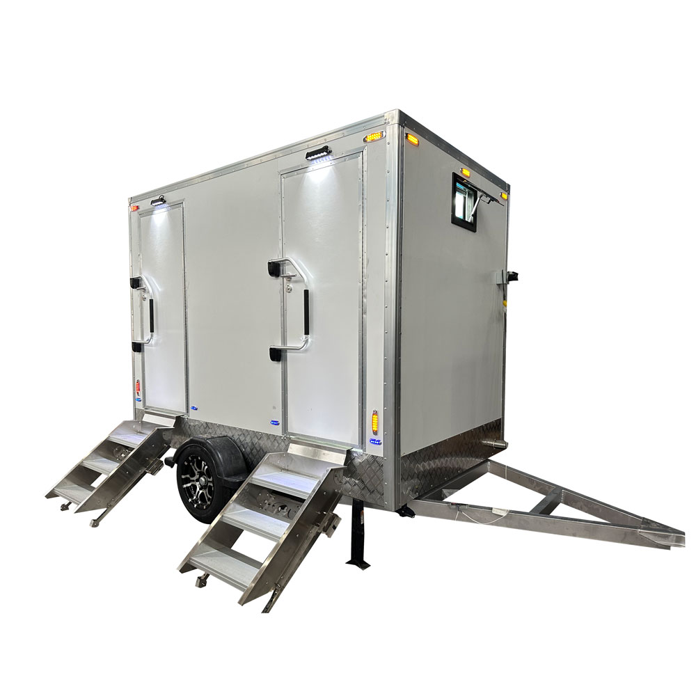 3m（10ft）2 Stall Toilet Trailer