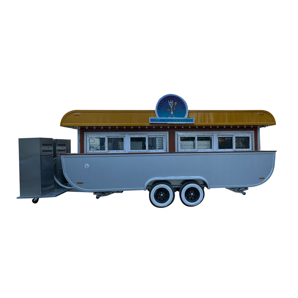 5.5m (18ft) Vessel Shape Food Trailer