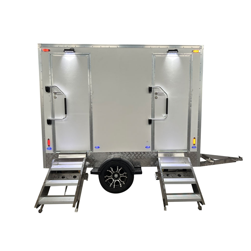 3m（10ft）2 Stall Toilet Trailer