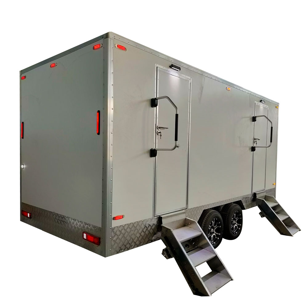 5m （16ft）4 Stall Toilet Trailer