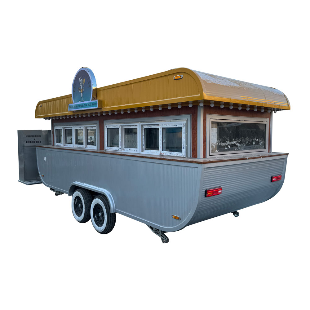 5.5m (18ft) Vessel Shape Food Trailer