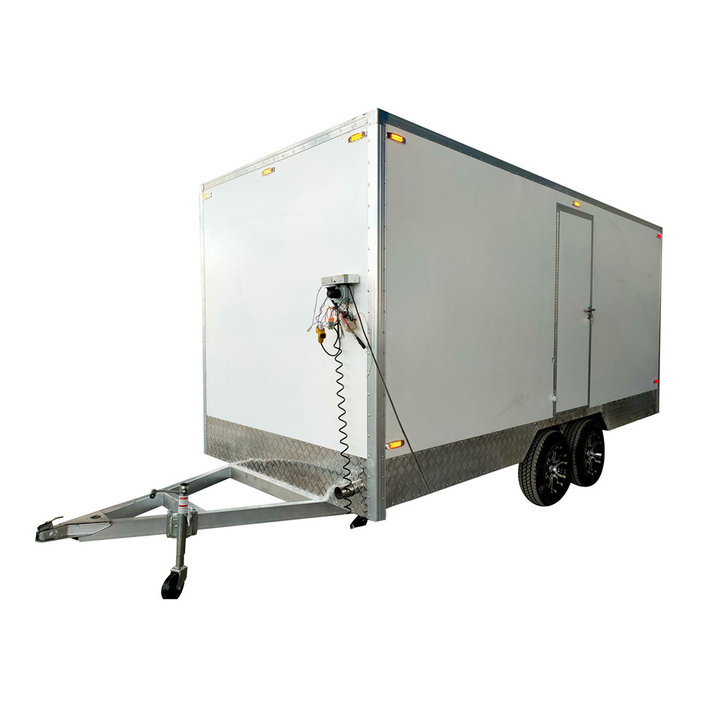 5m （16ft）4 Stall Toilet Trailer