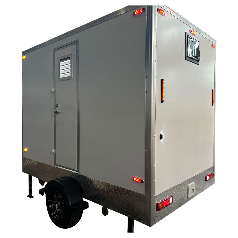 3m（10ft）2 Stall Toilet Trailer