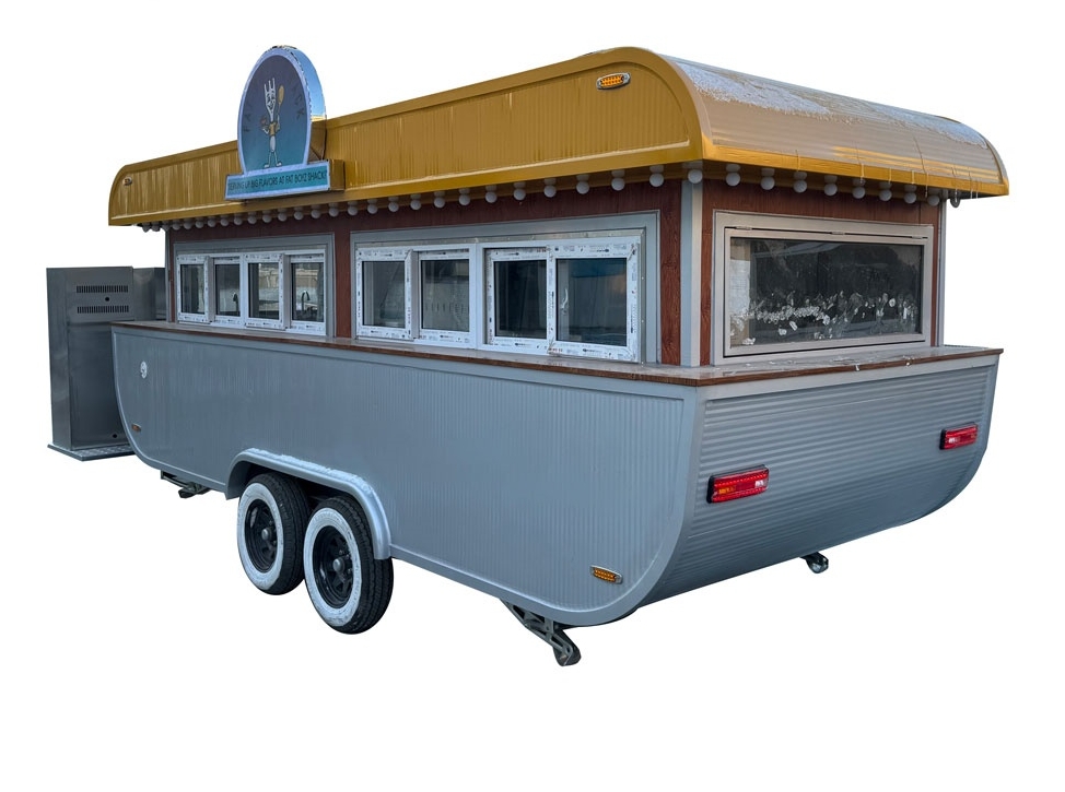5.5m (18ft) Vessel Shape Food Trailer
