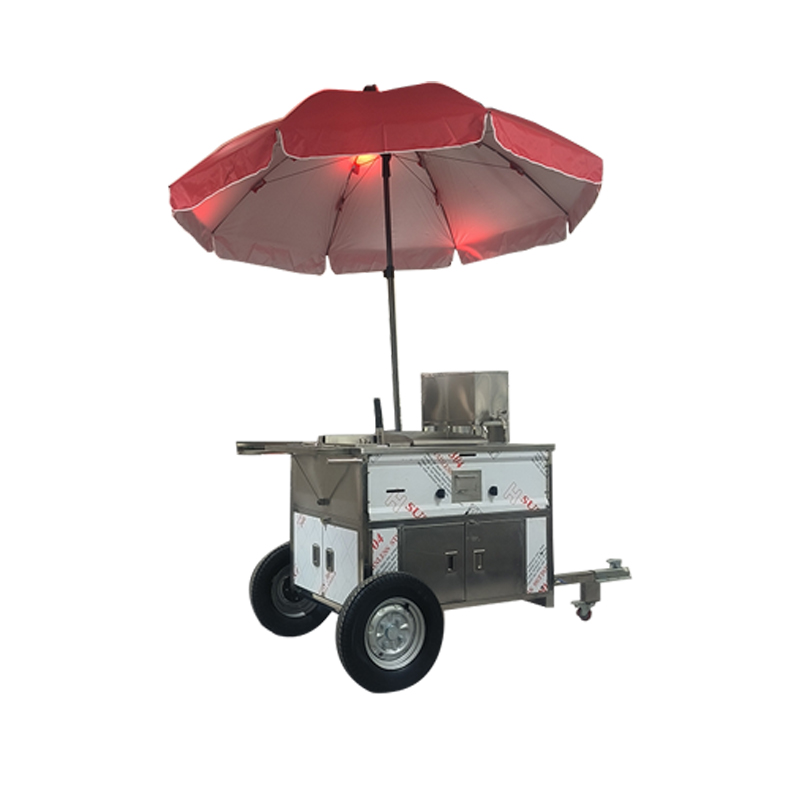 Convenient and mobile hot dog cart