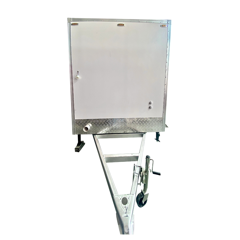 Deluxe portable seven-door toilet