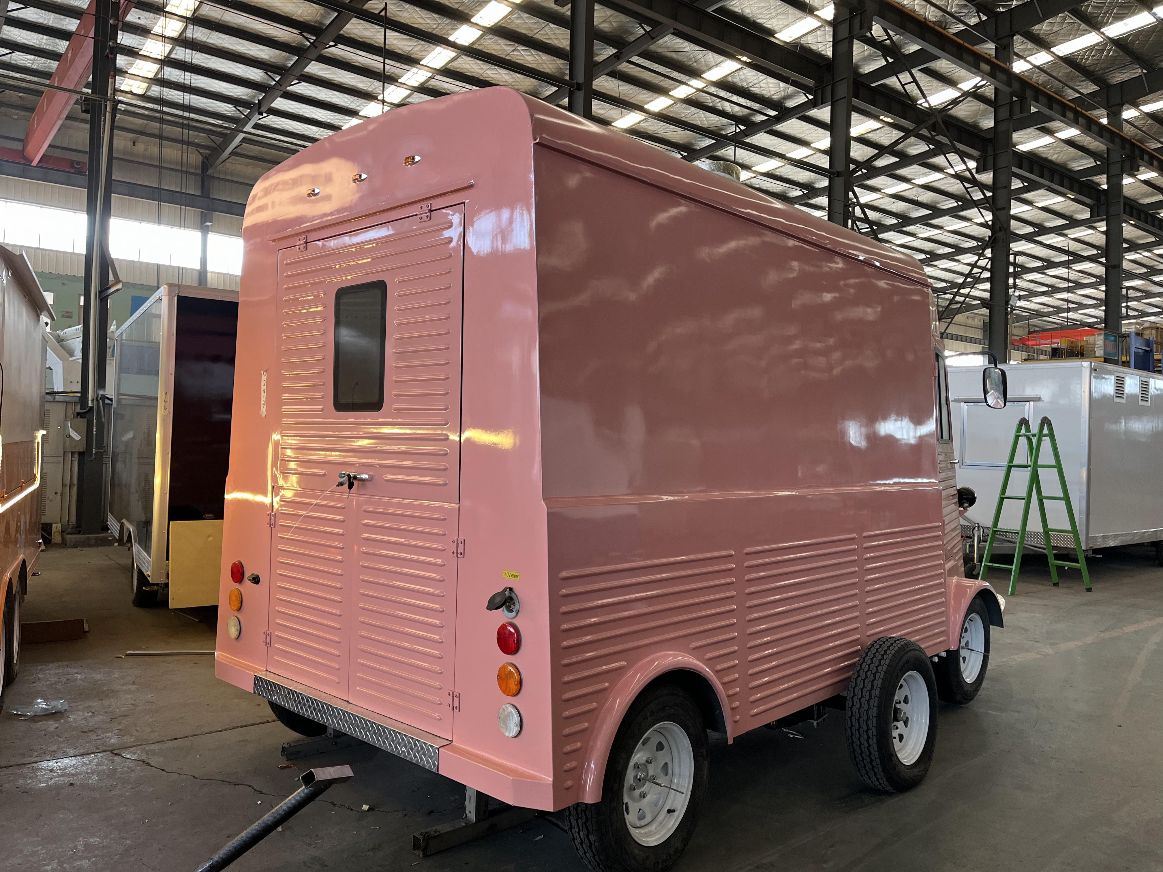 Pink Citroen food truck: A mobile sight of street food