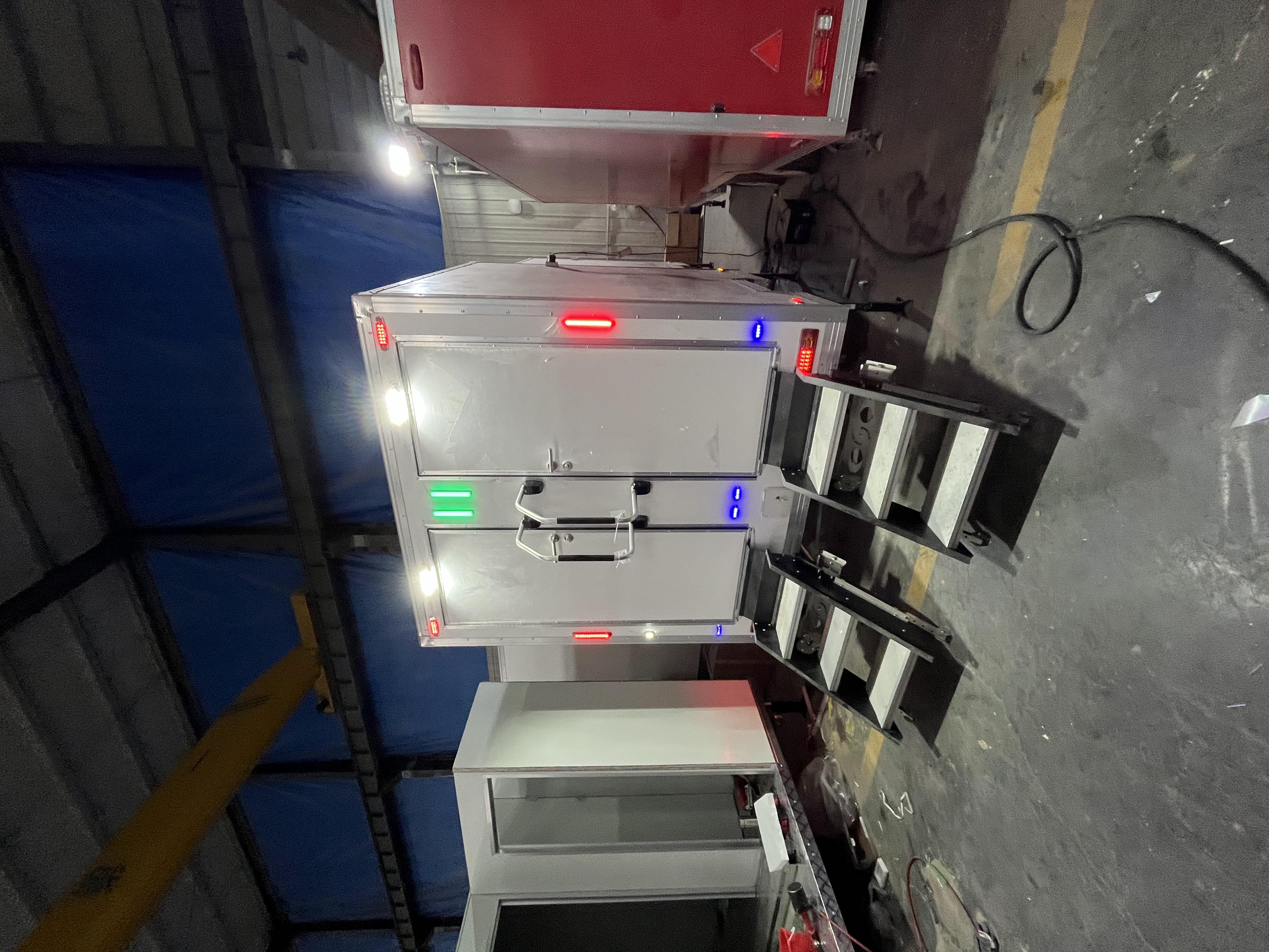 Two luxurious portable toilets