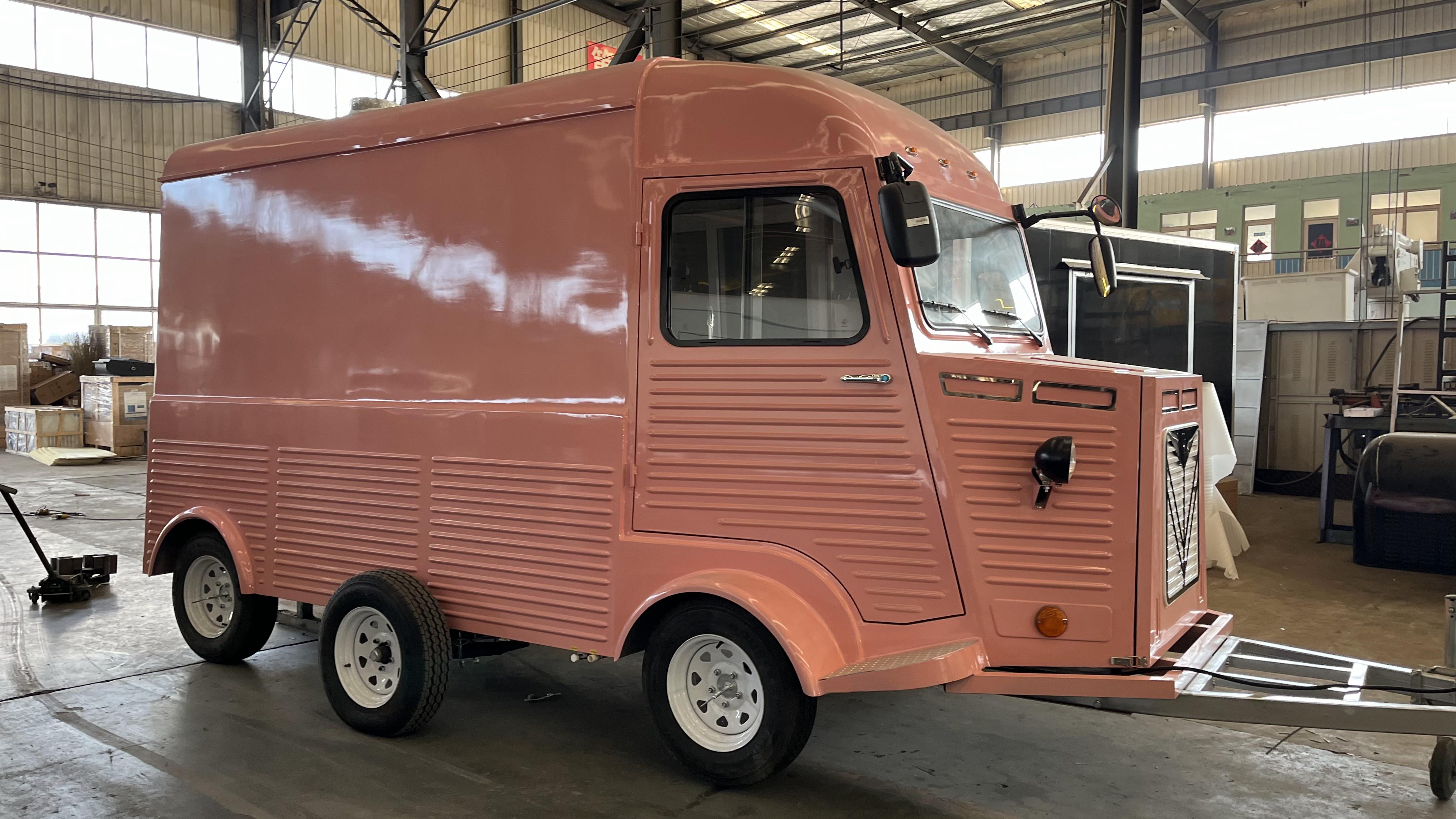 Pink Citroen food truck: A mobile sight of street food