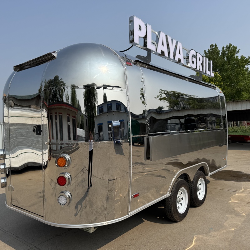 Portable and portable Qingfeng food trailer