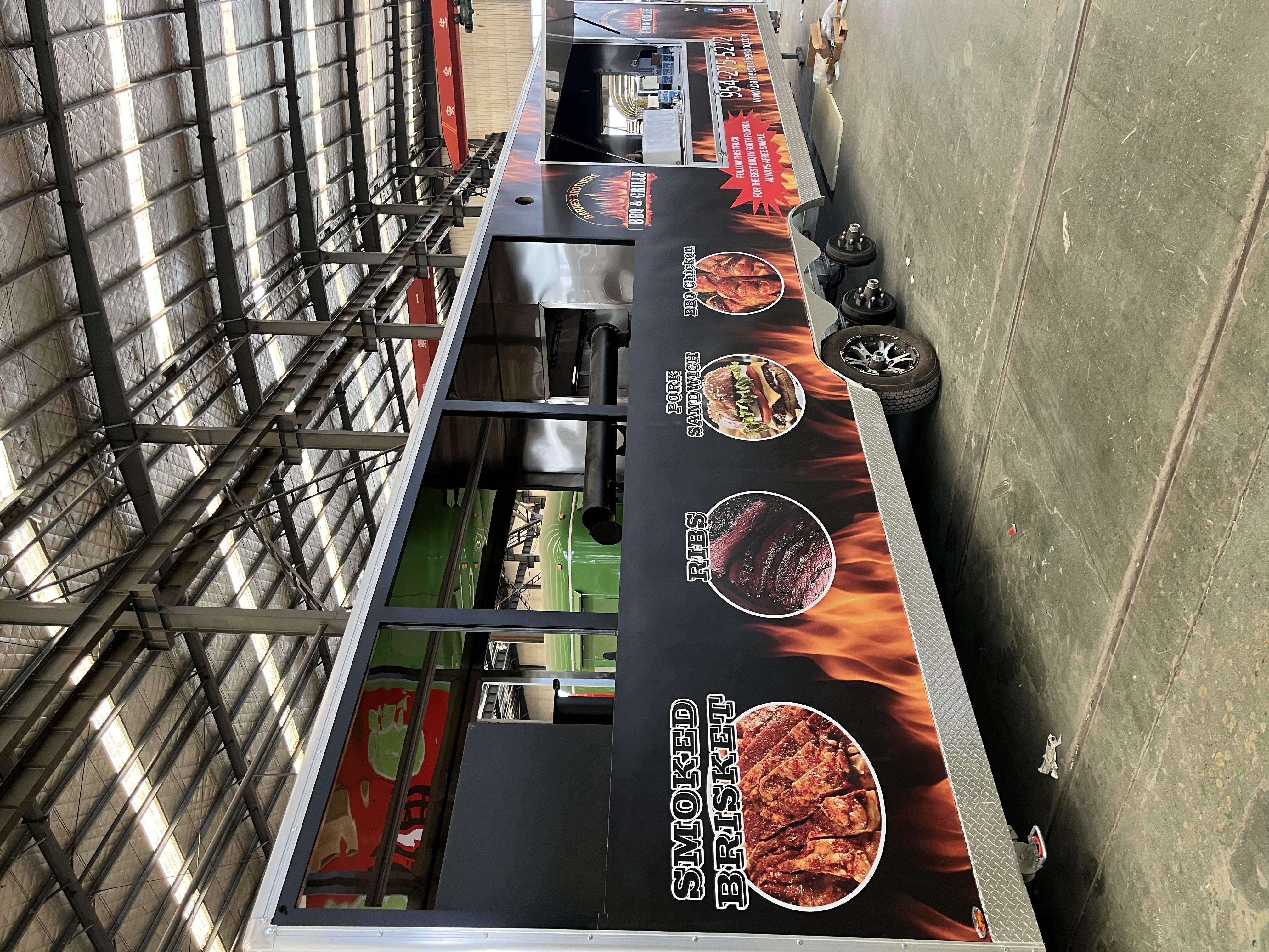 Black empty car | Square body that can be pasted with posters or hung with light boxes, a brand display surface that can move and walk!