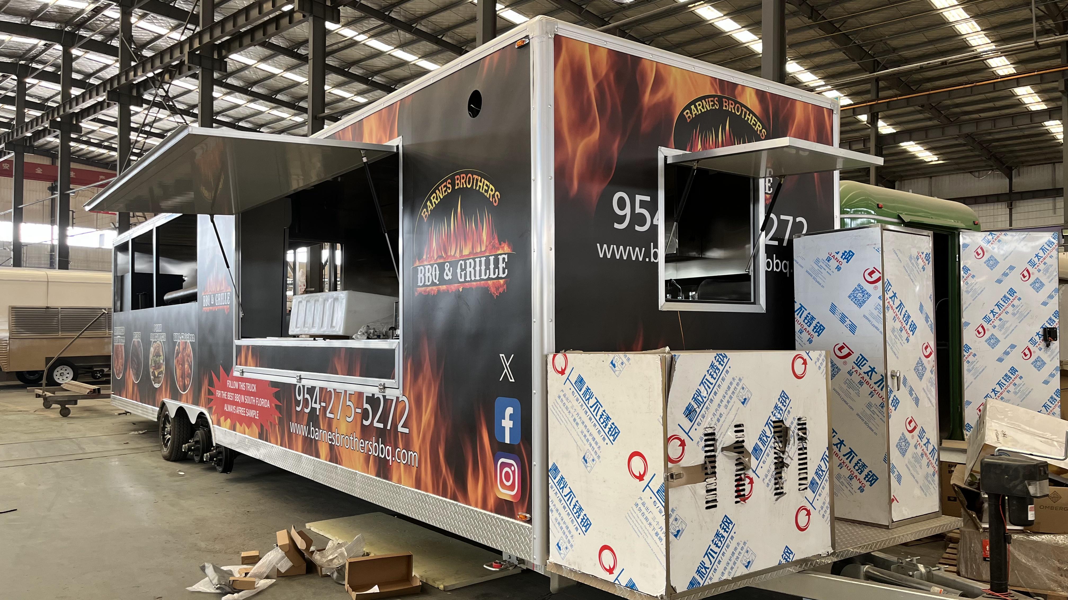 Black empty car | Square body that can be pasted with posters or hung with light boxes, a brand display surface that can move and walk!