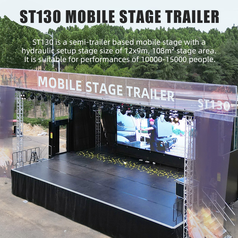 Portable outdoor performance stage construction solution: Easily realize open-air music performances