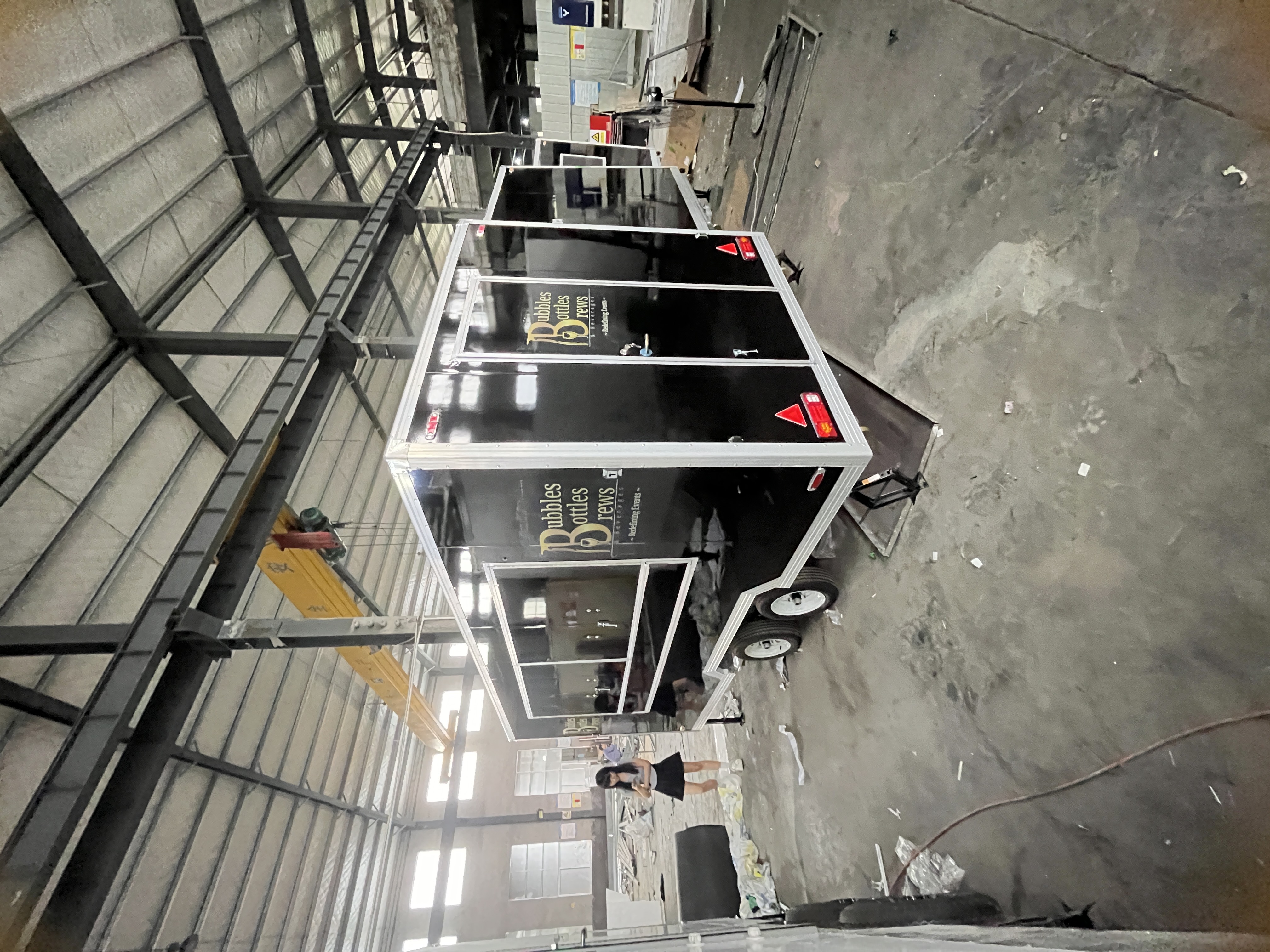 "Bubbles Bottles Brews multi-functional mobile food truck" 