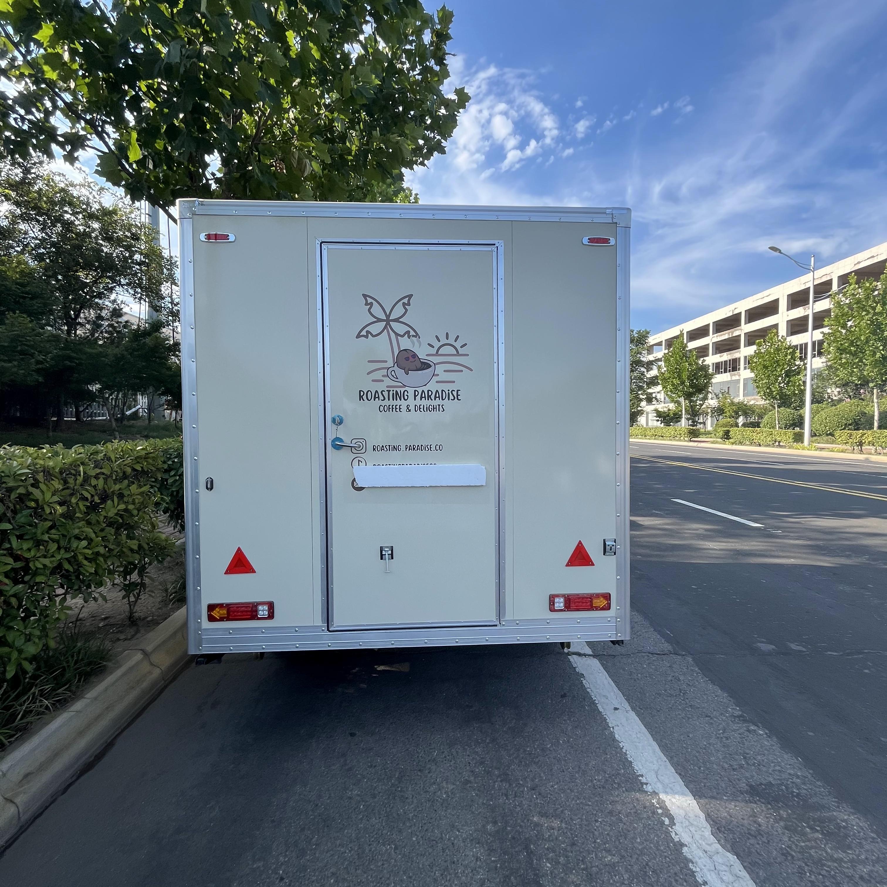 Multi-functional "Roasting Paradise" mobile food truck (coffee & food)