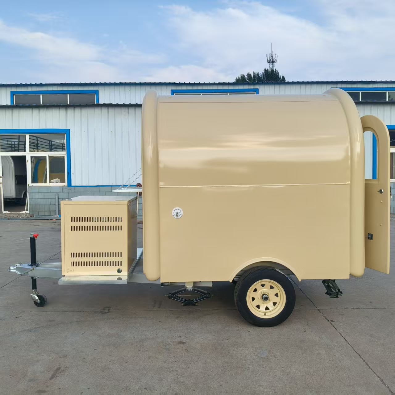 Multi-functional mobile snack cart, mobile food vending cart, convenient food truck
