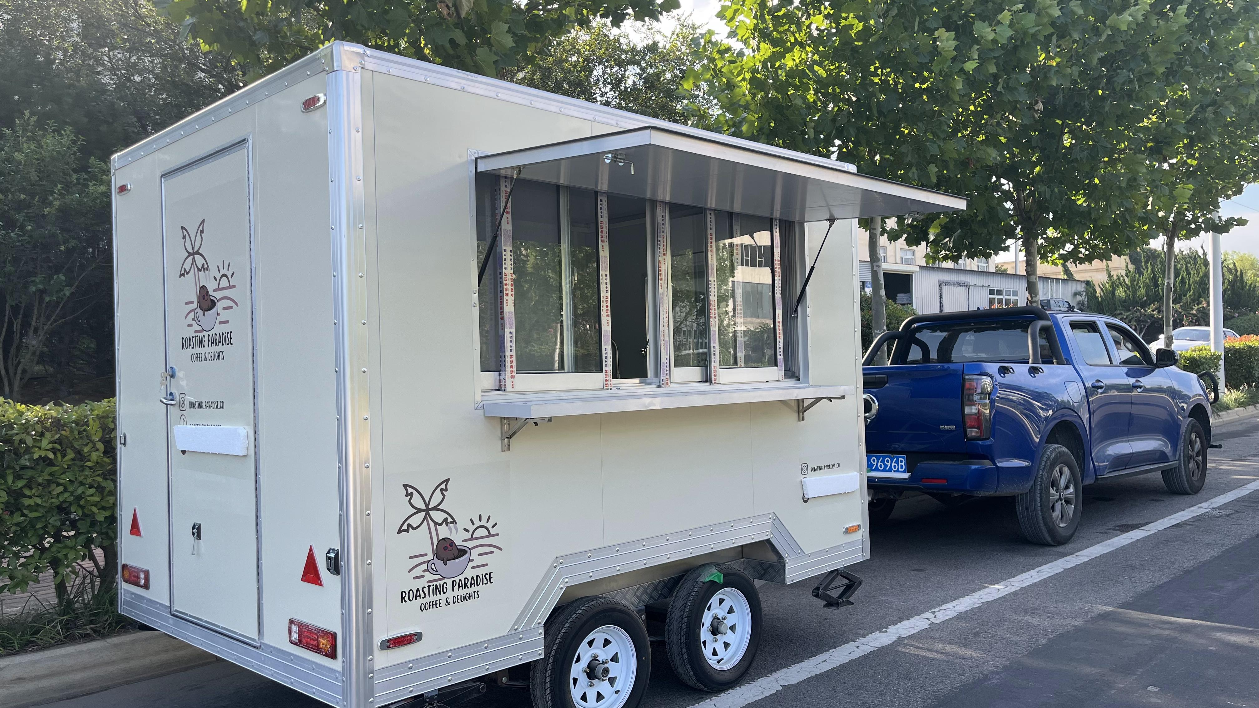 Multi-functional "Roasting Paradise" mobile food truck (coffee & food)