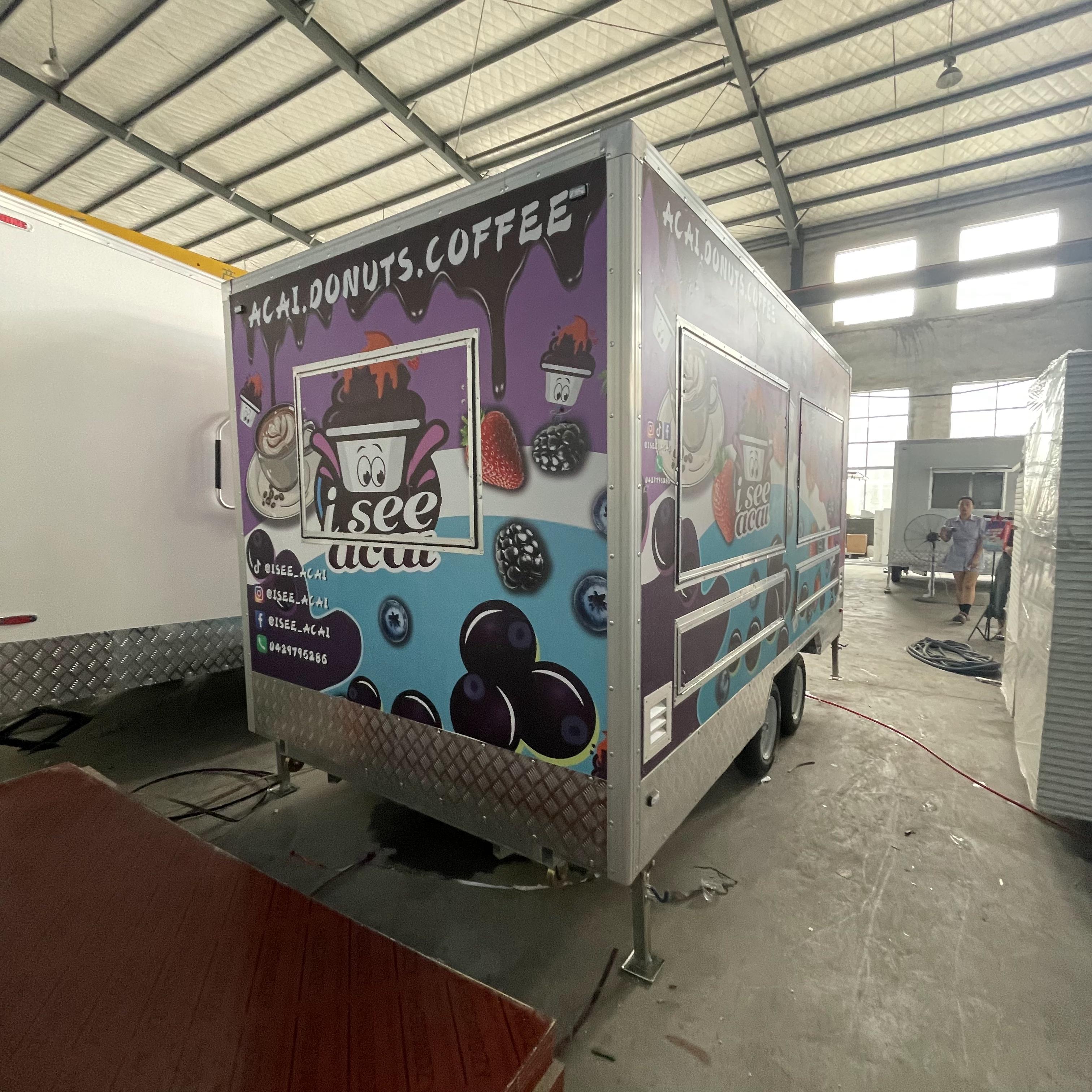 Acai berry donut Coffee mobile food truck, embark on a delicious journey