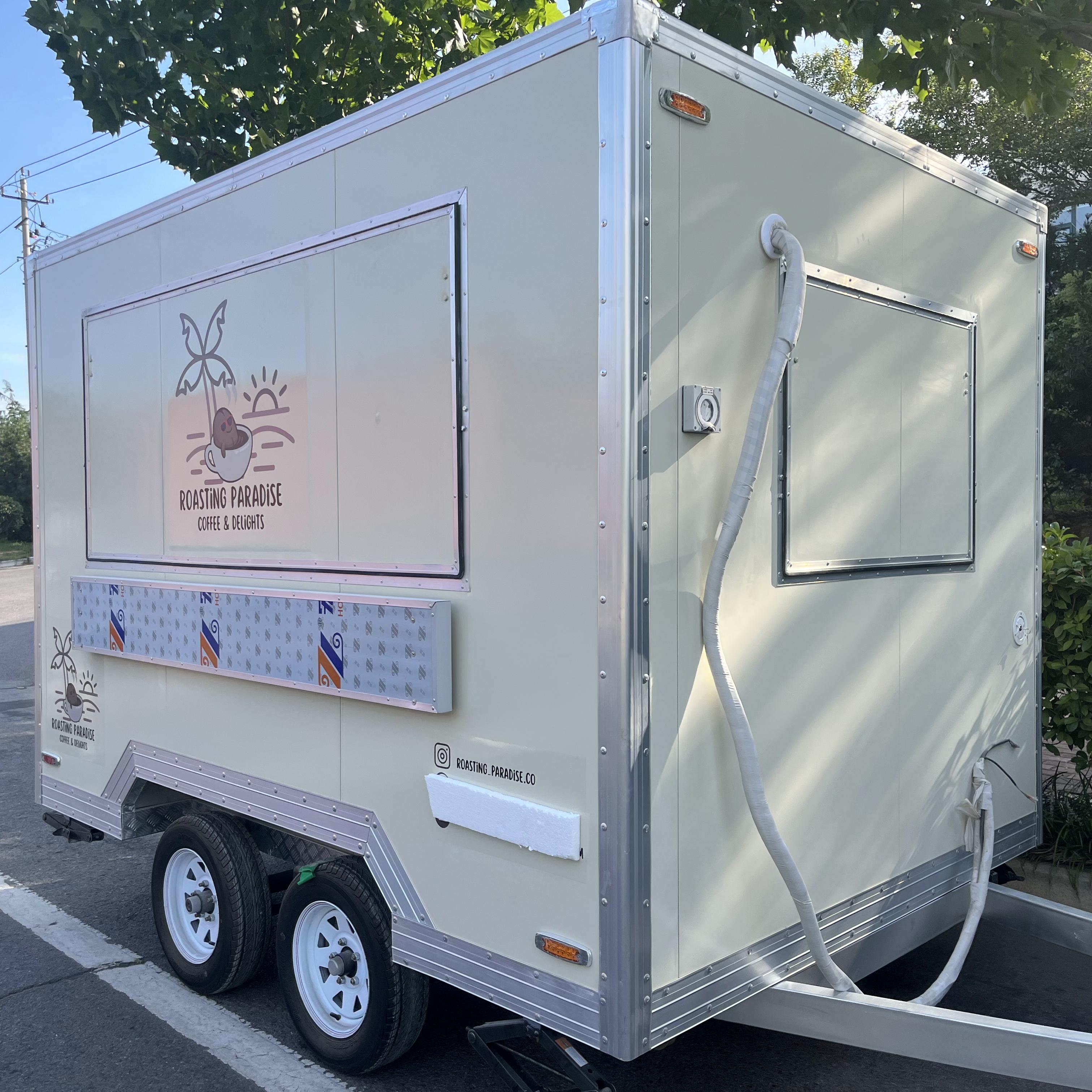 Multi-functional "Roasting Paradise" mobile food truck (coffee & food)