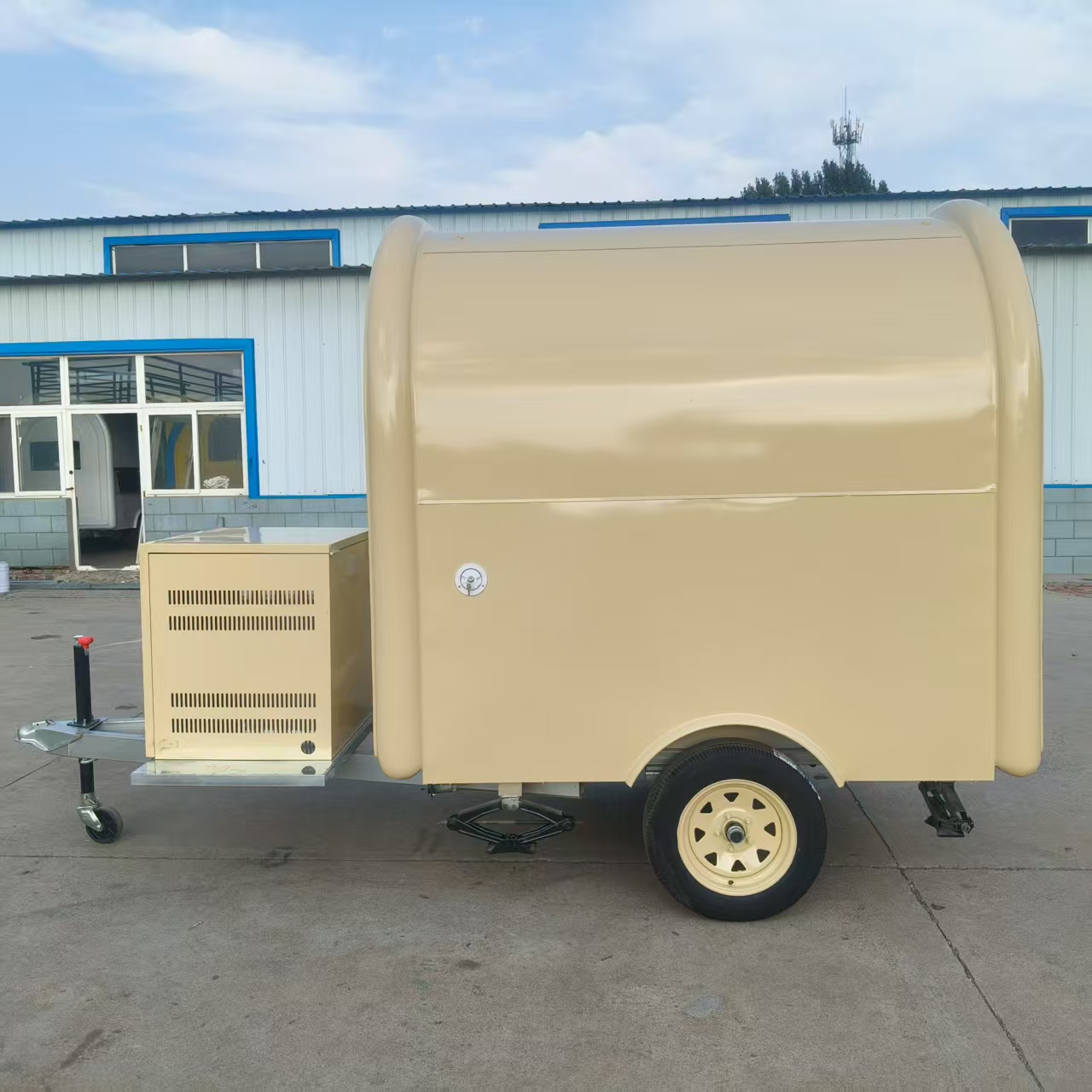 Multi-functional mobile snack cart, mobile food vending cart, convenient food truck