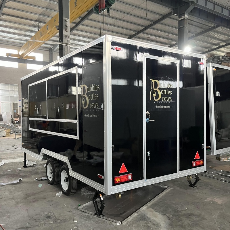"Bubbles Bottles Brews multi-functional mobile food truck" 