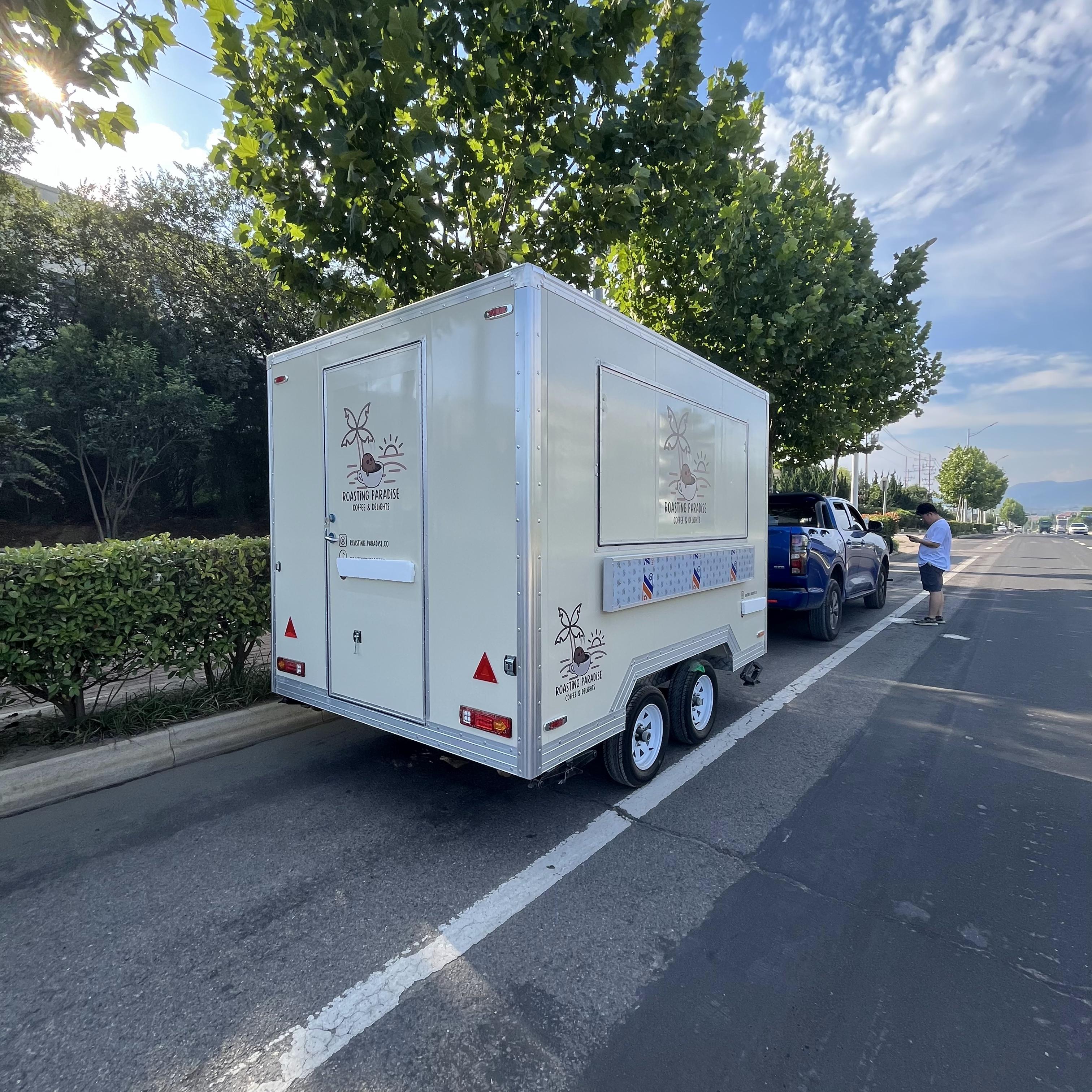 Multi-functional "Roasting Paradise" mobile food truck (coffee & food)