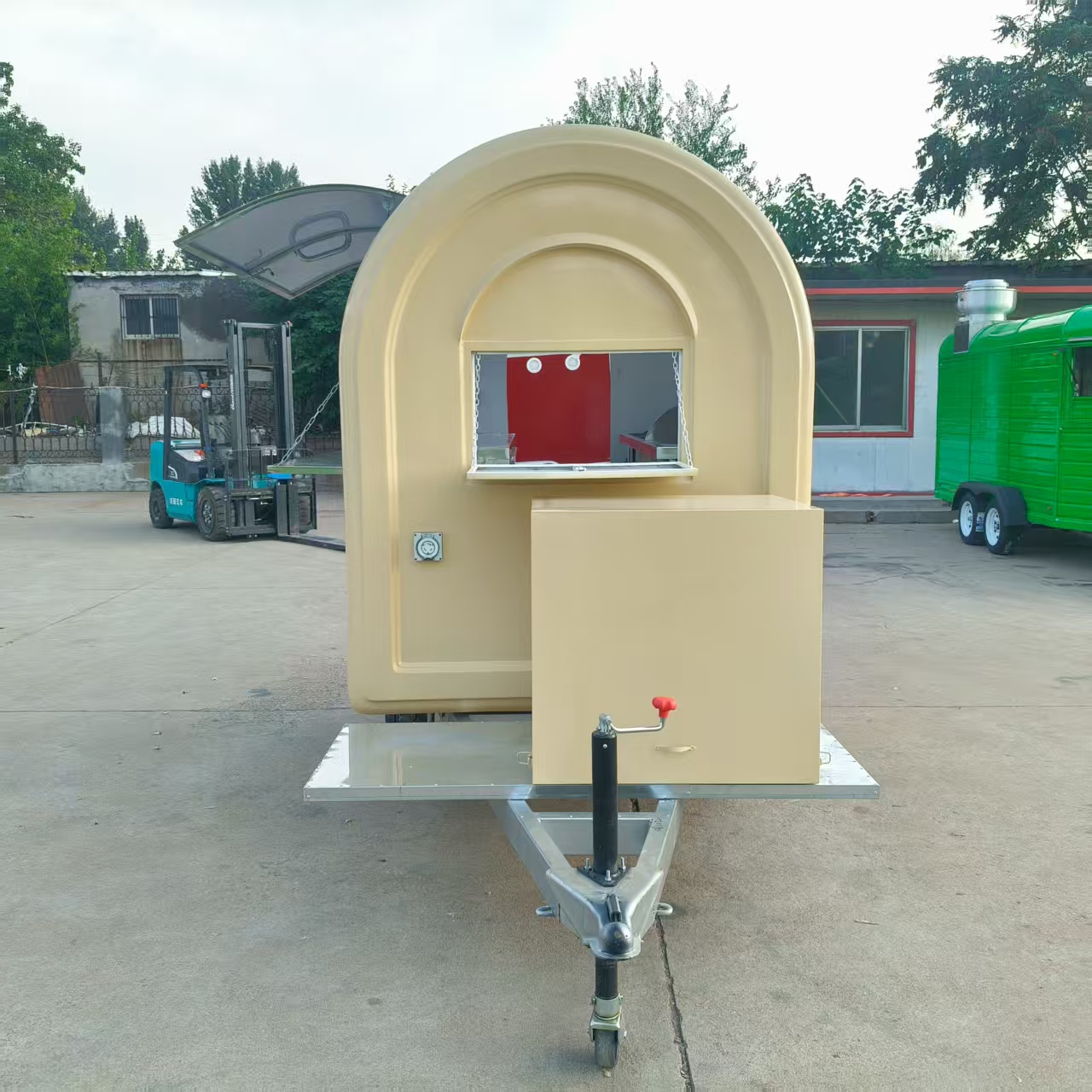 Multi-functional mobile snack cart, mobile food vending cart, convenient food truck