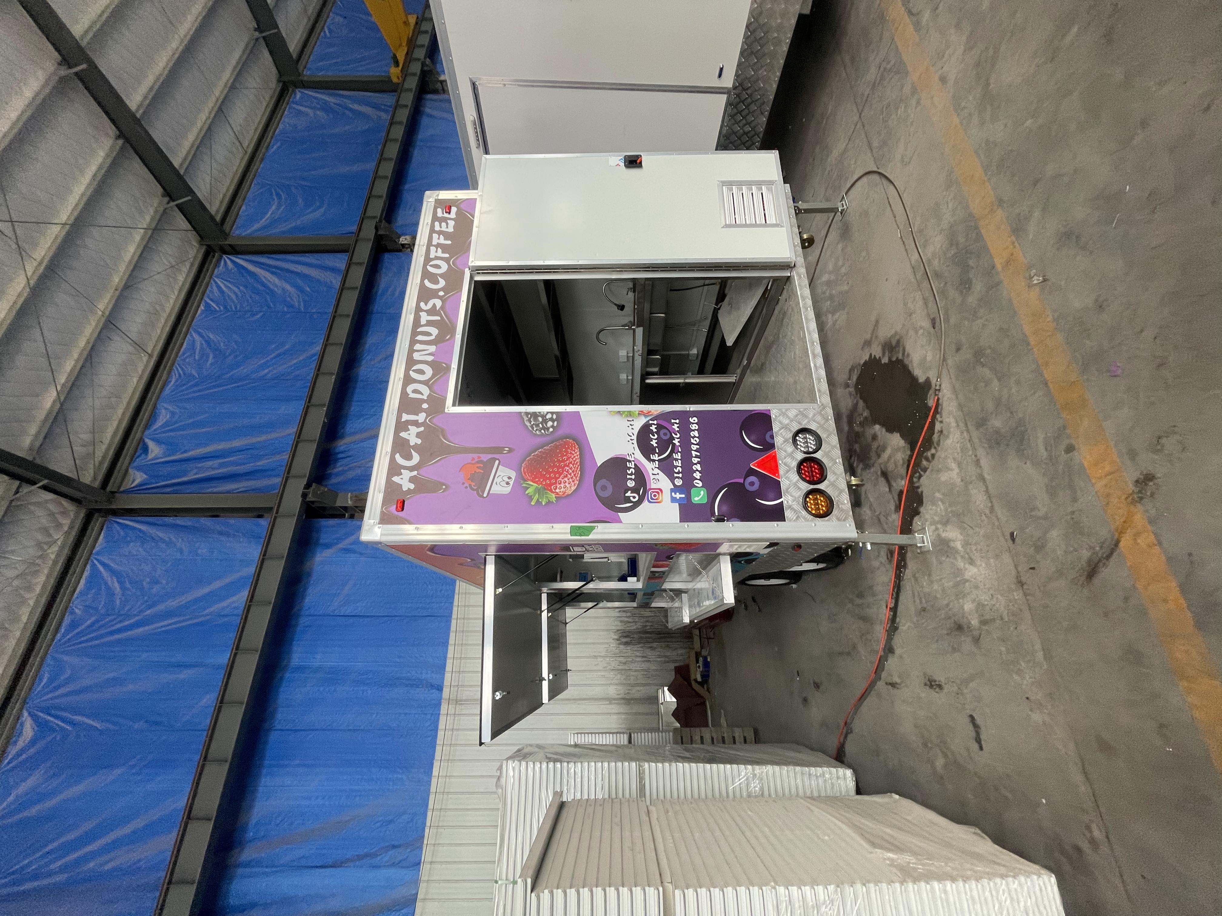 Acai berry donut Coffee mobile food truck, embark on a delicious journey